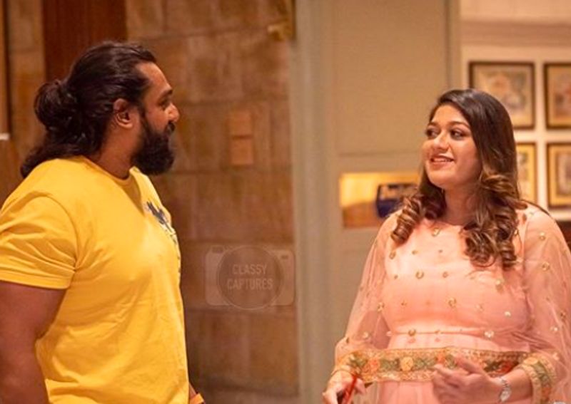 Meghana raj wishes dhruva sarja on his birthday dpl