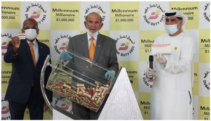 expat won 1 million dollar at Dubai Duty Free  Millennium draw