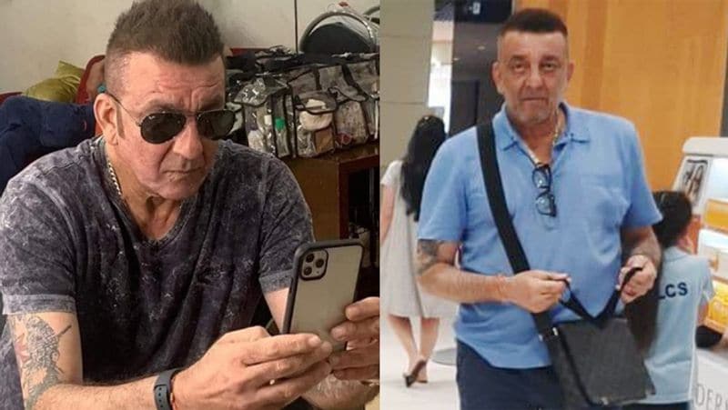 sanjay dutt latest photo during the treatment of lungs cancer