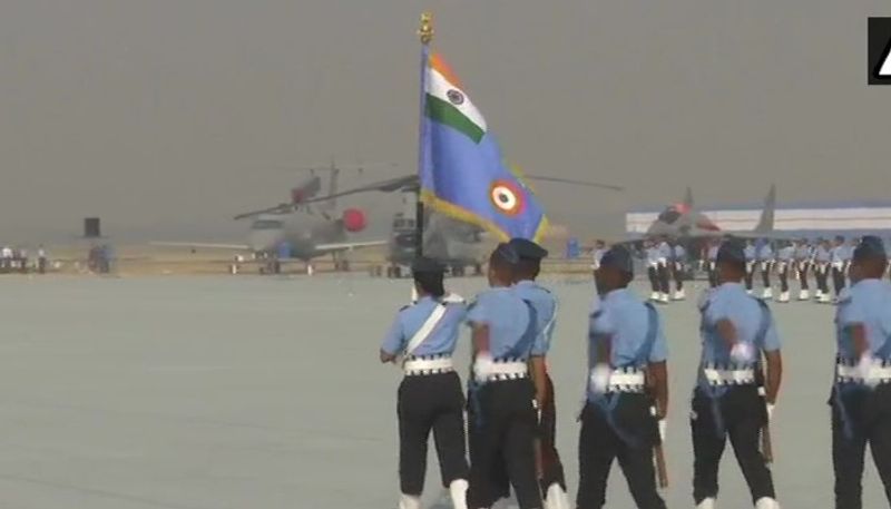 indian air force 88th anniversary rafale jet is parts of parade here are some photo bsm