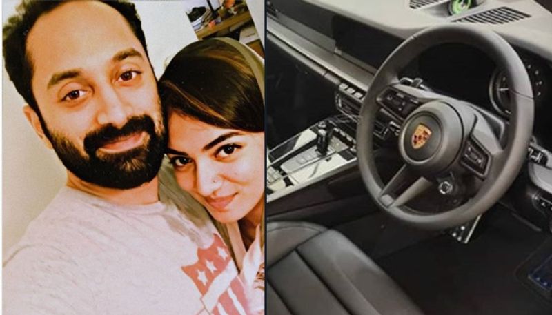 Fahadh and Nazriya recently became proud owners of their new Porsche 911 Carrera S ckm