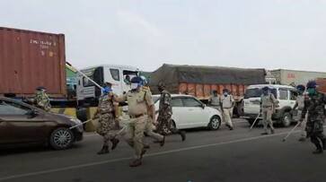 Tension prevails after clashes between BRS And Congress workers in ibrahimpatnam lns Tension prevails after clashes between BRS And Congress workers in ibrahimpatnam lns