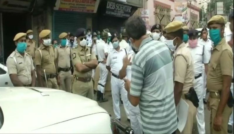 Police lathicharge BJP workes during Nabanna Abhijan ALB