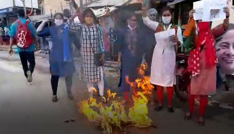 Police lathicharge BJP workes during Nabanna Abhijan ALB