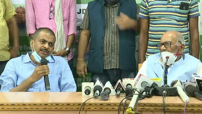 Satyaprakash singh son of Raghuvansh Prasad joins JDU attack on Lalu Yadav politics Satyaprakash singh son of Raghuvansh Prasad joins JDU attack on Lalu Yadav politics