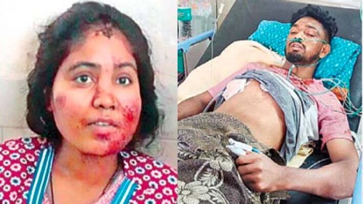 attack on love couple in bainsa attack on love couple in bainsa