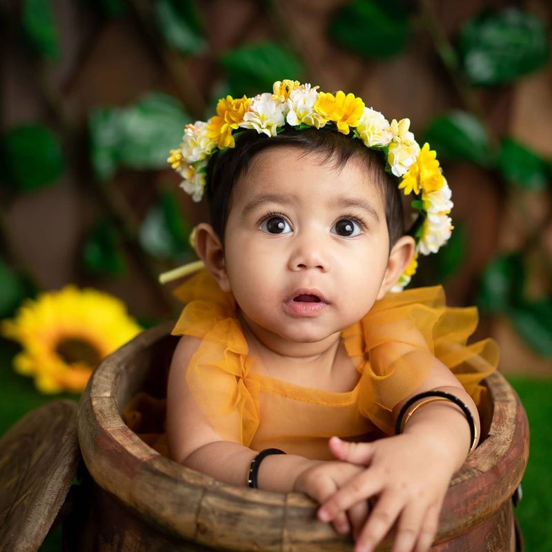 Raja rani actress alya manasa - sanjeev baby girl Aila syed Cute Latest photos