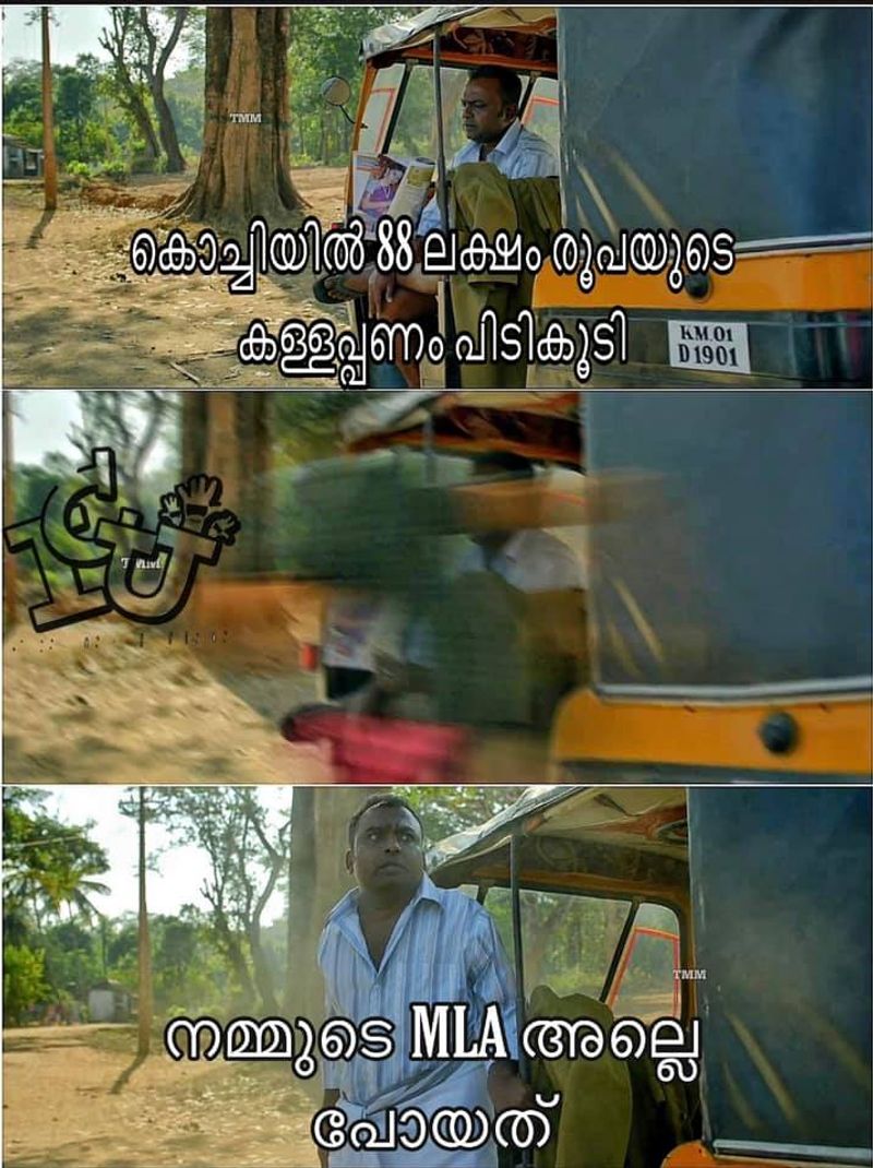 Troll on p t thomas run on income tax raid in kochi