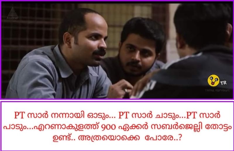 Troll on p t thomas run on income tax raid in kochi