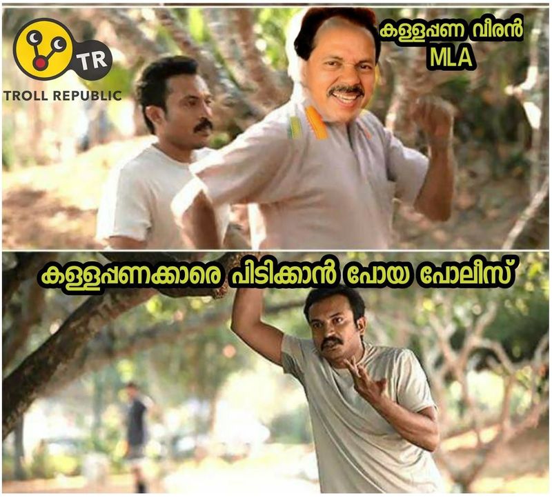 Troll on p t thomas run on income tax raid in kochi