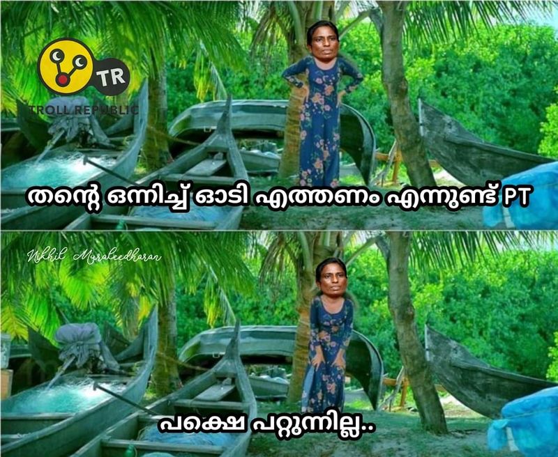 Troll on p t thomas run on income tax raid in kochi