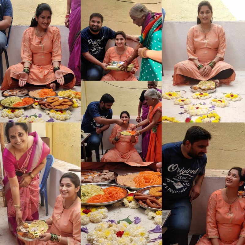 Kannada pavan wadeyar apeksha baby shower vcs