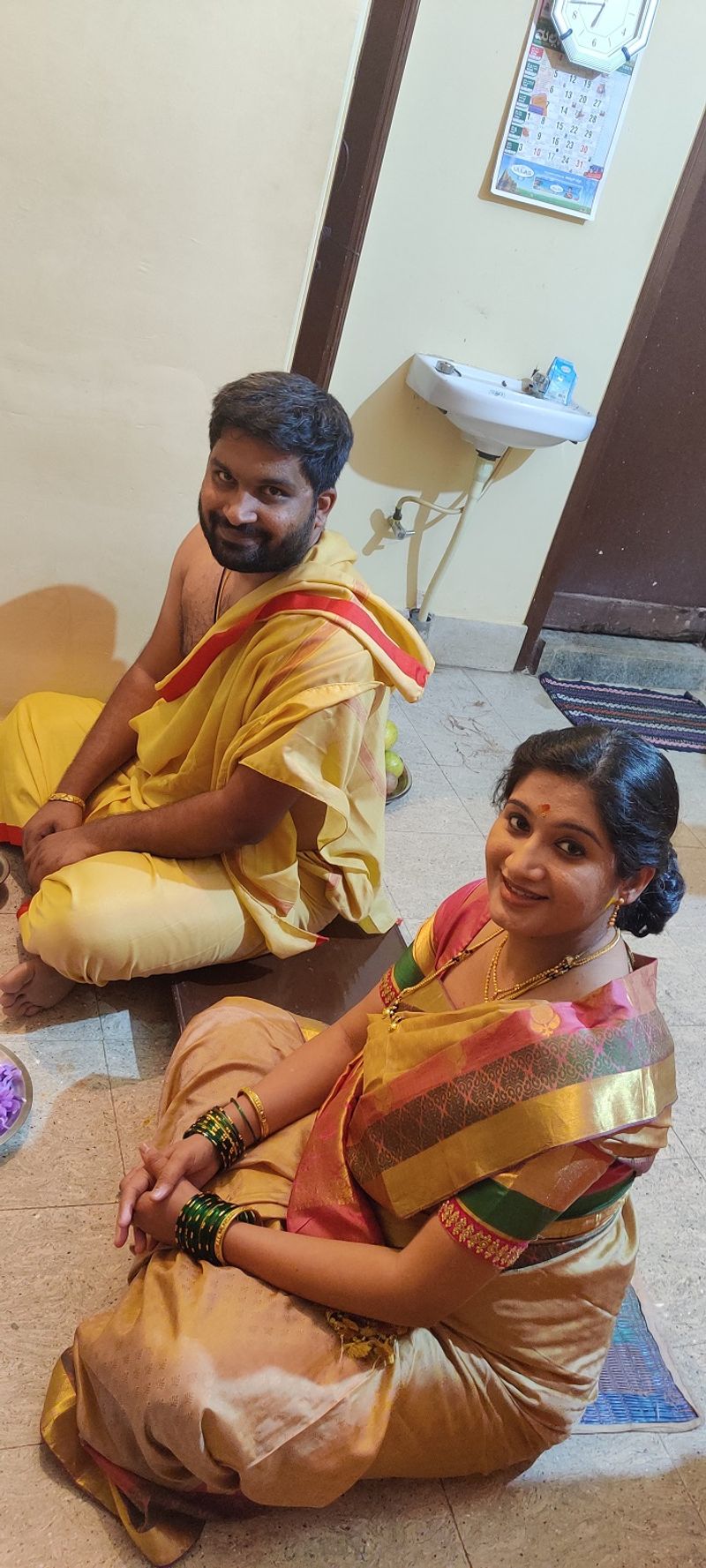 Kannada director Pawan Wadeyar wife north Karnataka style baby shower vcs