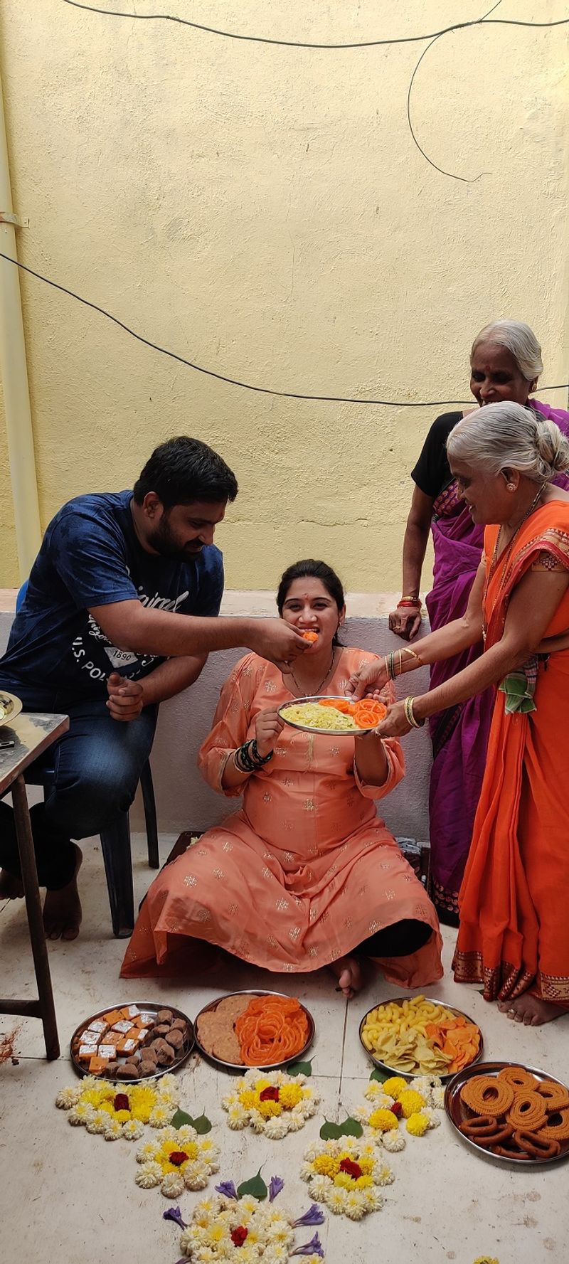 Kannada director Pawan Wadeyar wife north Karnataka style baby shower vcs