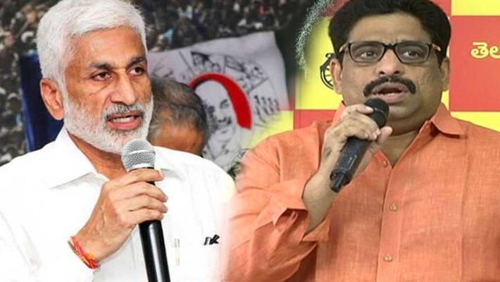twitter war between vijaysaireddy, tdp leader budda venkanna - bsb twitter war between vijaysaireddy, tdp leader budda venkanna - bsb