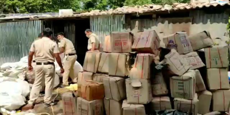 Fake liquor rescued by police raid at Raiganj ASB