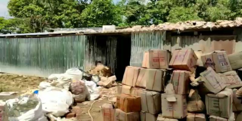Fake liquor rescued by police raid at Raiganj ASB