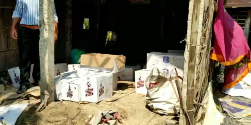 Fake liquor rescued by police raid at Raiganj ASB