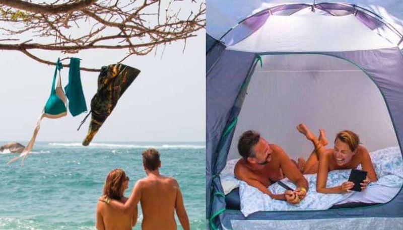 The naturist couple that travels the world naked