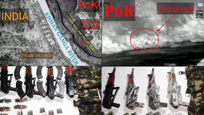 Pakistan has been caught red handed once again trying to export terror into India across LOC ckm Pakistan has been caught red handed once again trying to export terror into India across LOC ckm