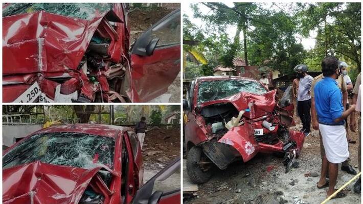 two death included health inspector in car accident in kasargod two death included health inspector in car accident in kasargod