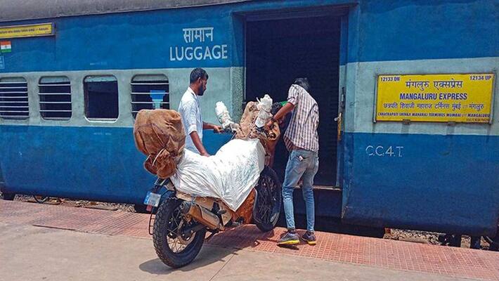 How take two wheeler with your train journey tips malayalam How take two wheeler with your train journey tips malayalam