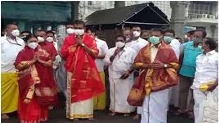 Purattasi visited Ezhumalayana in Tirupati last Saturday. !! Purattasi visited Ezhumalayana in Tirupati last Saturday. !!