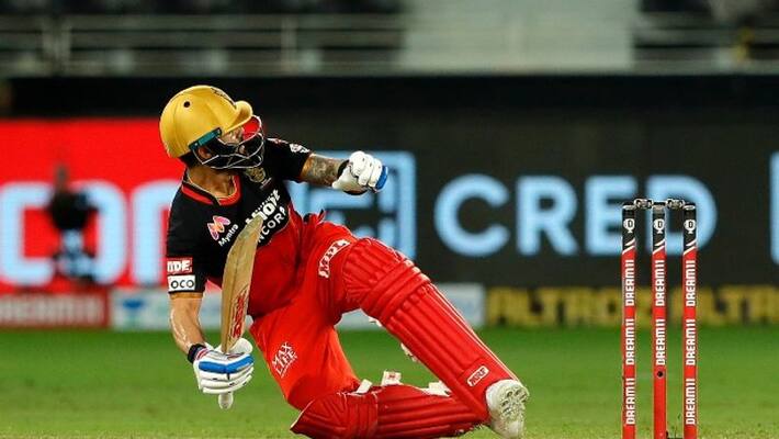 IPL 2020 CSK vs RCB Virat Kohli plays an ABD shot IPL 2020 CSK vs RCB Virat Kohli plays an ABD shot