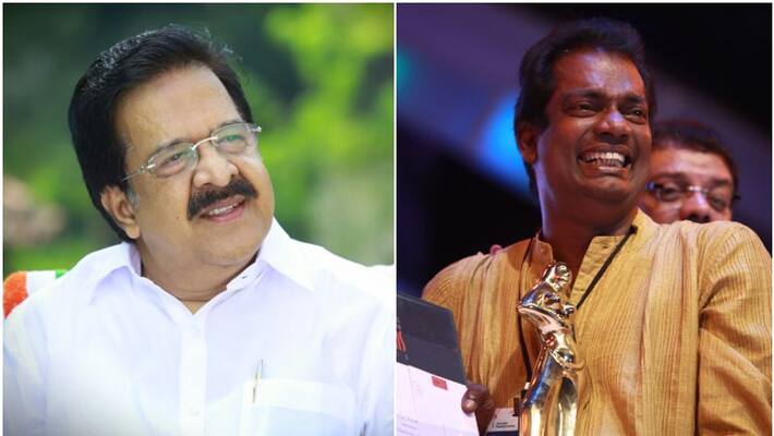 ramesh chennithala wishes salim kumar on his birthday ramesh chennithala wishes salim kumar on his birthday