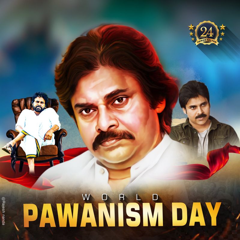 power star pawan kalyan completed 24 years arj