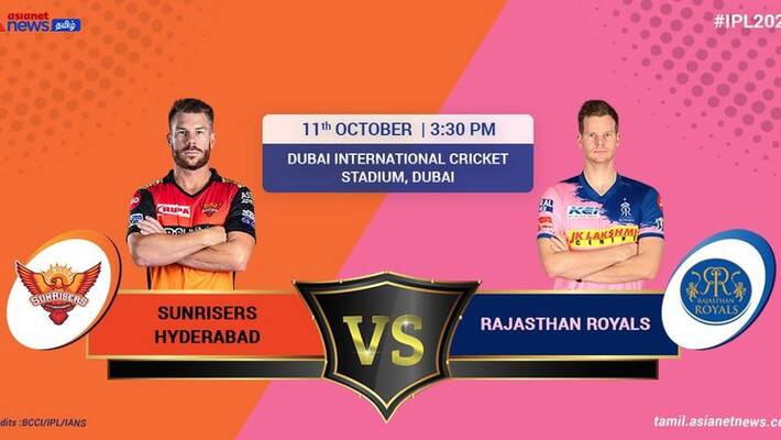 Live Scorecard of Sunrisers Hyderabad vs Rajasthan Royals match in IPL 2020 spb Live Scorecard of Sunrisers Hyderabad vs Rajasthan Royals match in IPL 2020 spb