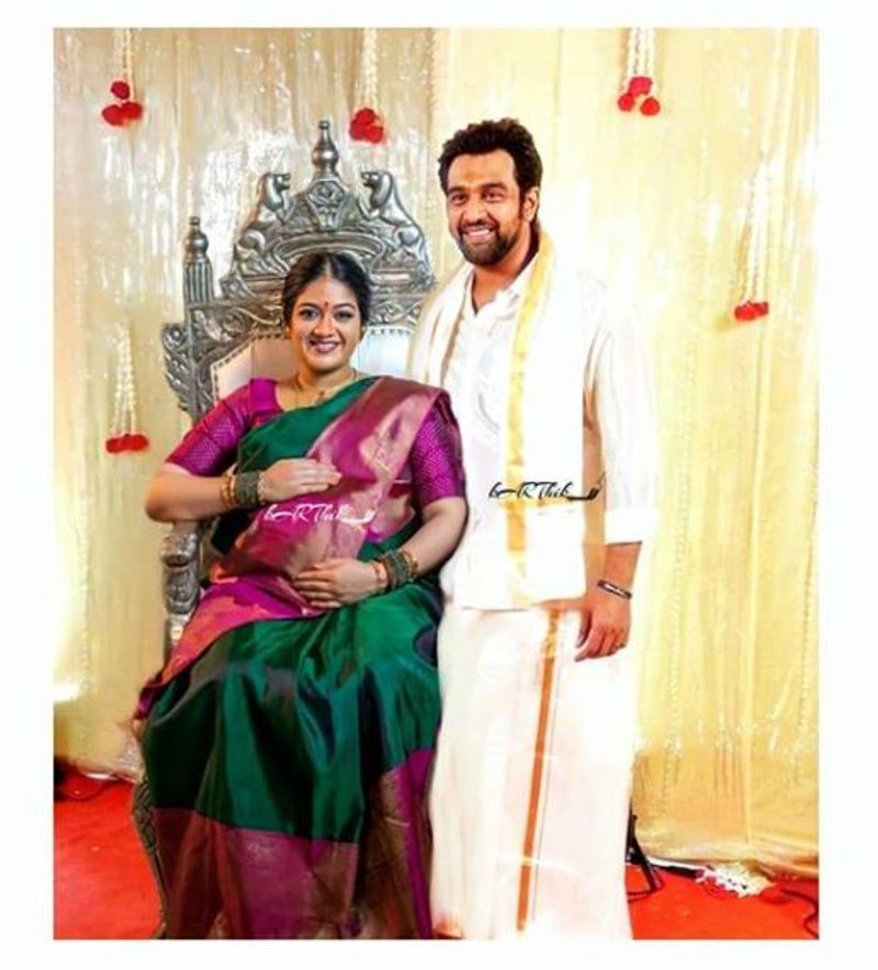Kannada chiranjeevi sarja meghana raj fans edits baby shower images vcs
