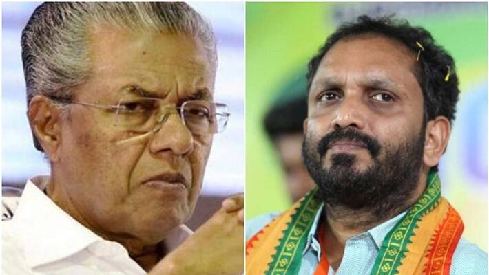 K surendran against pinarayi vijayan on gold smuggling case K surendran against pinarayi vijayan on gold smuggling case