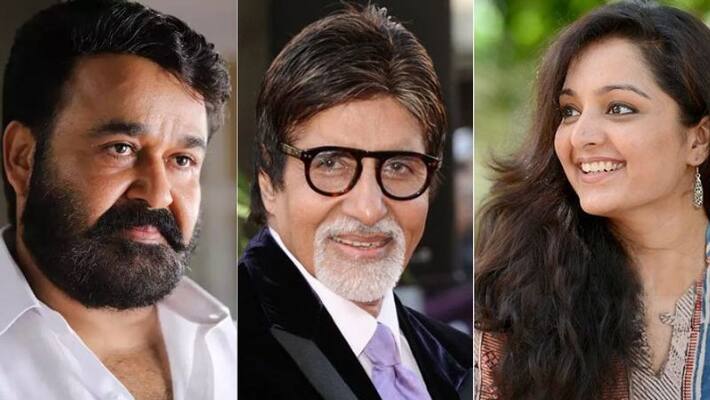 manju warrier and mohanlal birthday wishes to amitabh bachan manju warrier and mohanlal birthday wishes to amitabh bachan
