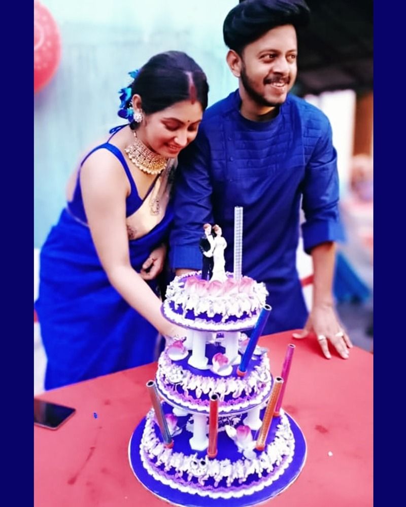 Krishnakali actress tiyasha roy celebrates 3rd marriage Anniversary with Suban photos goes viral BRD