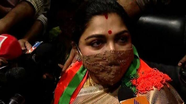 Kushboo explained why she joins BJP take membership in Delhi Kushboo explained why she joins BJP take membership in Delhi