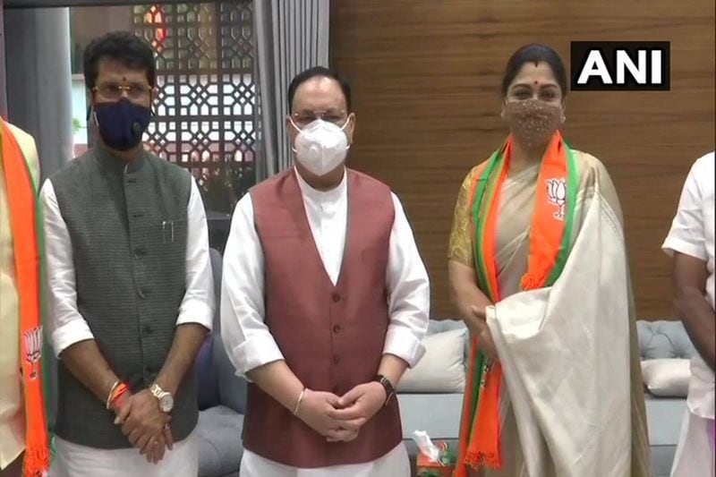 Khushbus tweet against july news report on her BJP entry