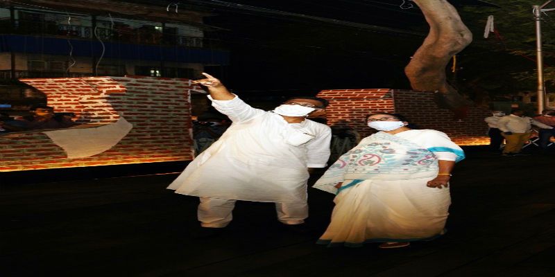 Mamata Banerjee inaugurate Durga Puja pandel at Kolkata ASB