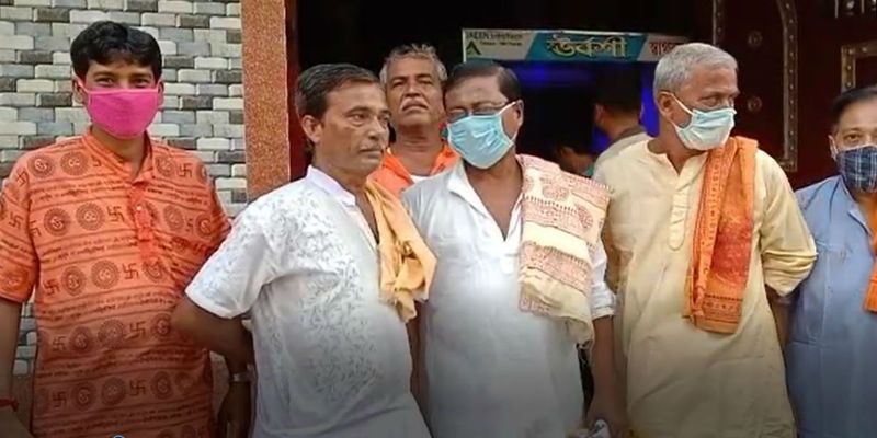Priests are join TMC to protest on Rajsthan Murder at Haroa ASB