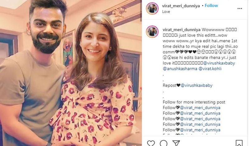 fake photo of virat kohli anushka sharma new pregnancy shoot went viral
