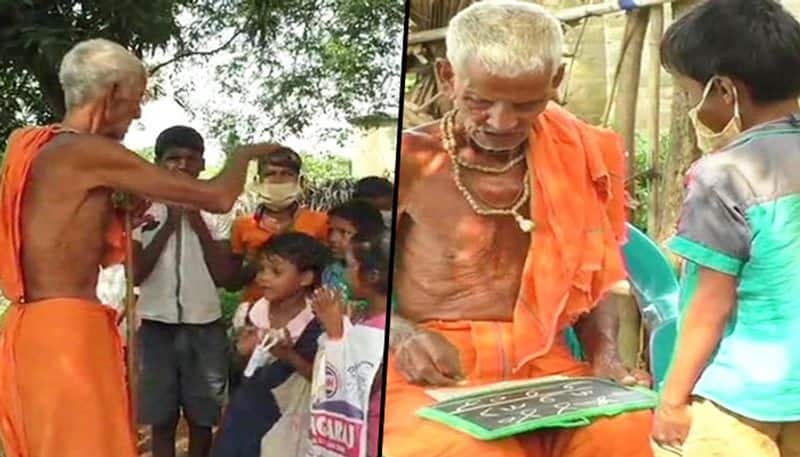 For betterment of society: How an old man has sacrificed himself for educating the illiterate
