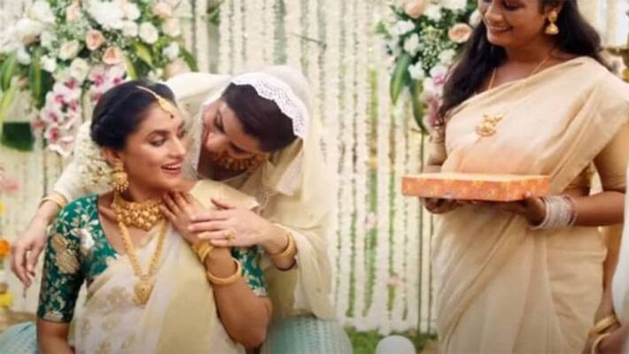 Tanishq advertisement sparks controversy over Hindu girl being showed Muslim daughter-in-law, accuses brand of endorsing 'Love Jihad' Tanishq advertisement sparks controversy over Hindu girl being showed Muslim daughter-in-law, accuses brand of endorsing 'Love Jihad'