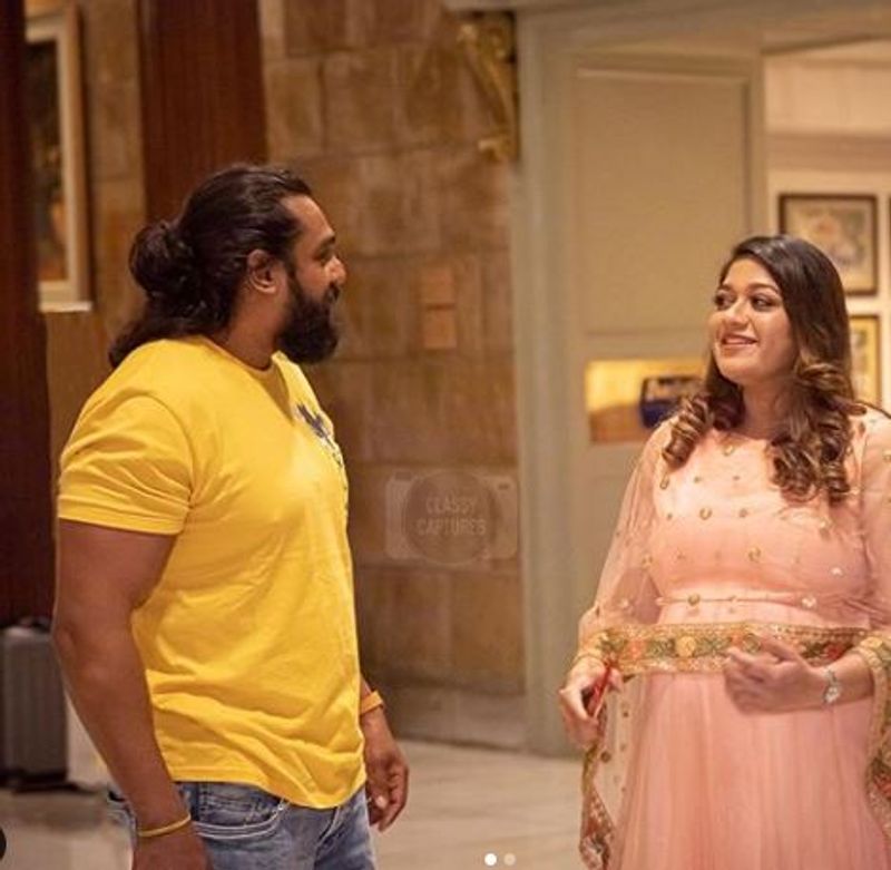 Kannada Dhruva sarja surpise baby shower for meghana raj vcs