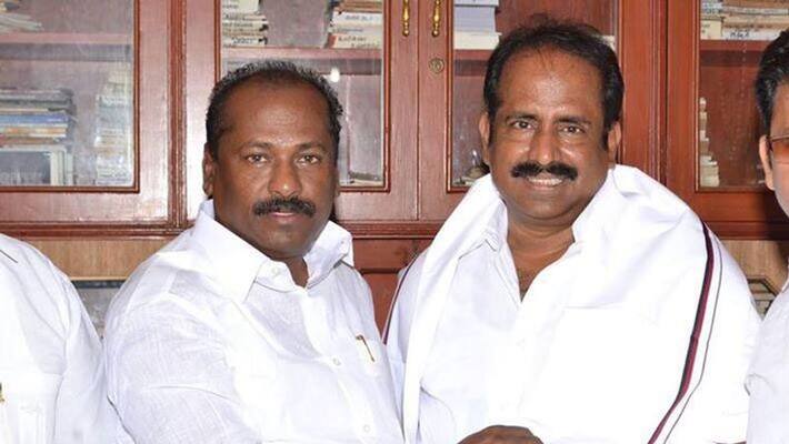DMK executive committee member Dhanasekaran Scythe cut DMK executive committee member Dhanasekaran Scythe cut