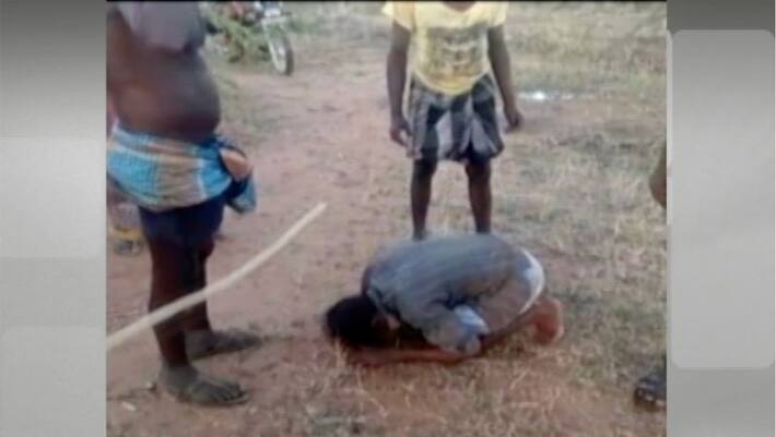 Tamil Nadu dalit forced to fall at thevar feet seven booked Tamil Nadu dalit forced to fall at thevar feet seven booked