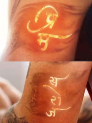 Virat kohli band tattoo  Virat Kohli Hand Tattoo  Virat Kohli Tattoo   Artist Mahesh  YouTube