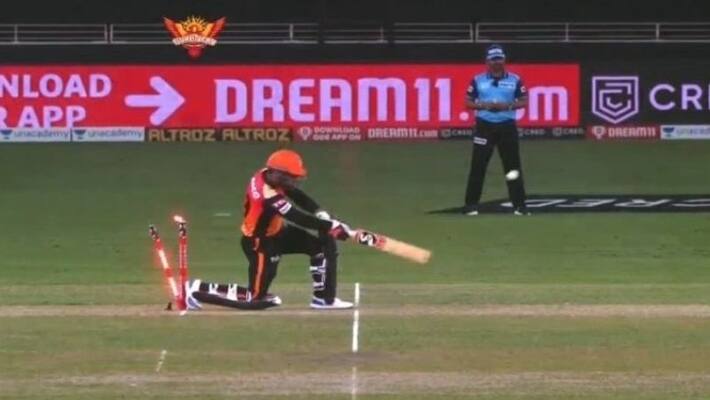 IPL 2020 watch video Rashid Khan two out in one ball IPL 2020 watch video Rashid Khan two out in one ball