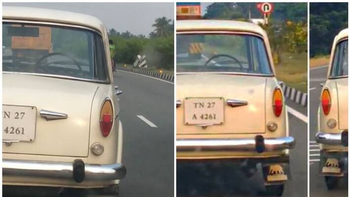 Driverless Premier Padmini Car In Tamil Nadu Viral Video Driverless Premier Padmini Car In Tamil Nadu Viral Video