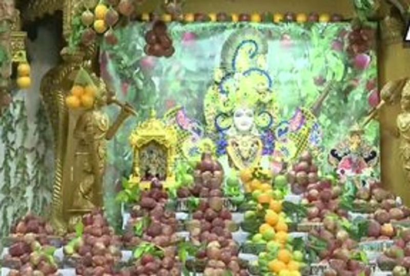 3000 kg apples displayed at Ahmedabad temple on reopening day distributed among COVID-19 patients dpl
