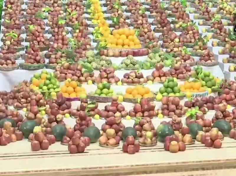 3000 kg apples displayed at Ahmedabad temple on reopening day distributed among COVID-19 patients dpl